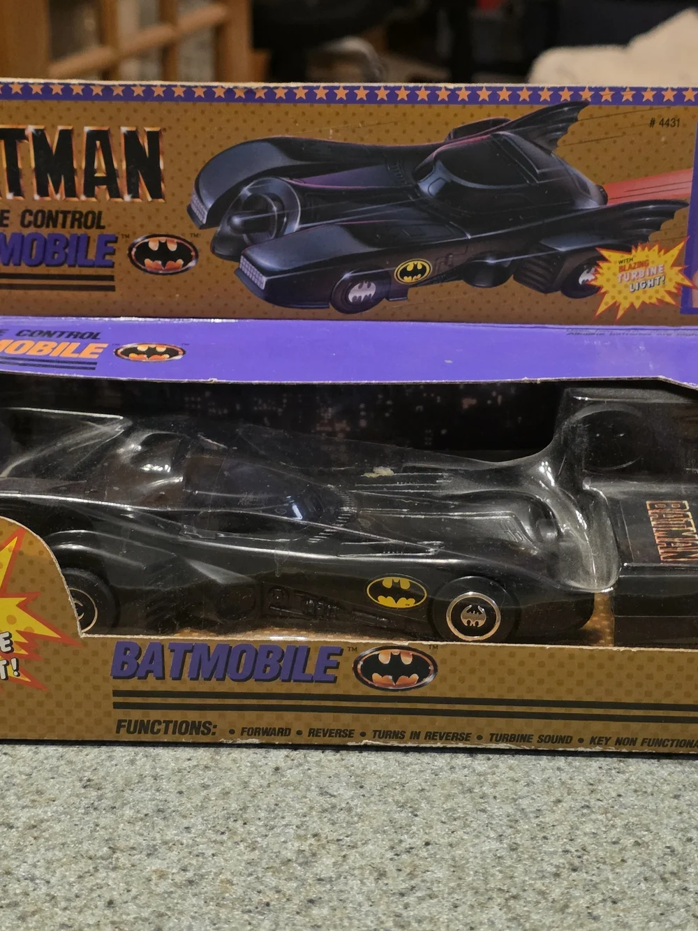 1989 Toy Biz Batman Radio Control Batmobile